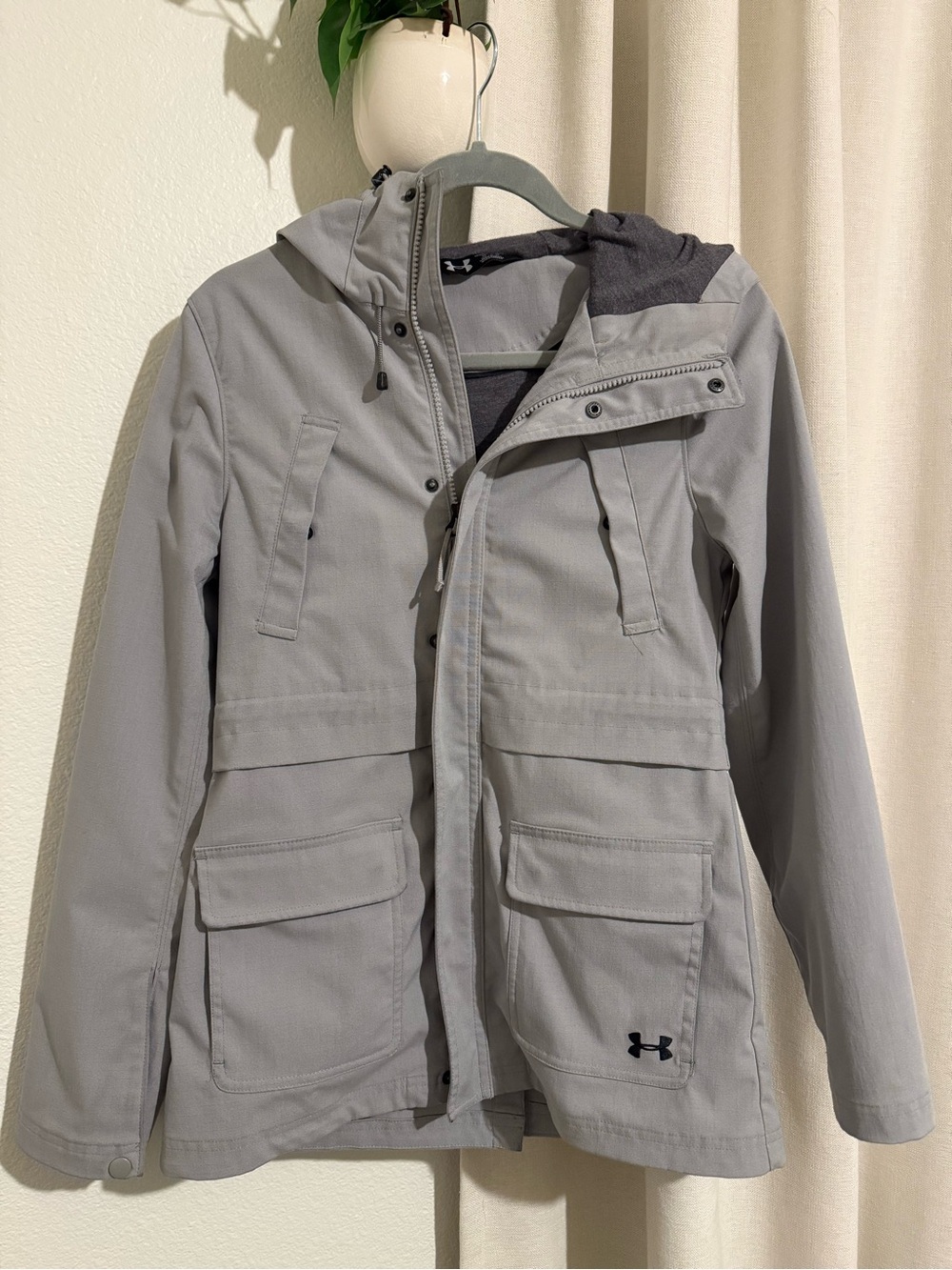 Under Armour Dark Gray Hooded Jacket